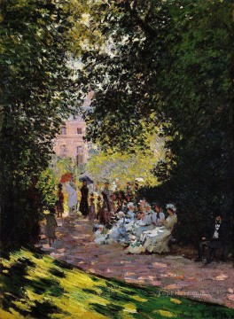  Parque Pintura - El parque Monceau Claude Monet